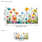 📢📢40% OFF !! ⏰Colorful Floral Bouquet Window Sticker – Vibrant design, easy peel & removable – Perfect for home, cafe & spring decor ✨