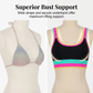 📢📢40% OFF !! ⏰Color Block Patchwork Nylon Sporty 3-Piece Bikini Set - High Waisted & Tummy Control Swimsuit👙🌈