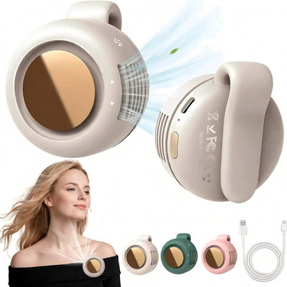 📢📢40% OFF !! ⏰Bladeless Fan – Ultra-Light & 1.5h Fast Charge ⚡🌀【Limited Offer】