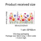 📢📢40% OFF !! ⏰Colorful Floral Bouquet Window Sticker – Vibrant design, easy peel & removable – Perfect for home, cafe & spring decor ✨