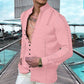 📢📢40% OFF⏰🌊 Men's Linen Button Up Summer Beach Shirt – Breathable, lightweight & relaxed fit – perfect for seaside vacations, BBQs or sunny days ☀️