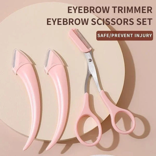 📢📢50% OFF !! ⏰Pousbo® Eyebrow Scissors With Comb