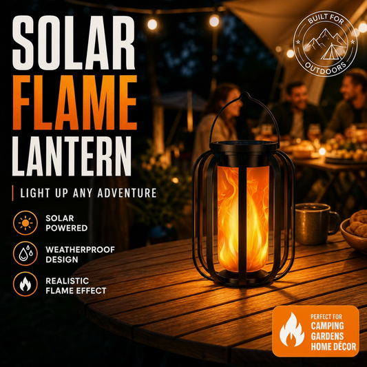 📢📢40% OFF !! ⏰Must-have item for warm ambient vibes！✨️Solar Flickering Flame Lantern