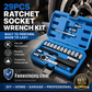 📢📢40% OFF !! ⏰2026 Sale — Over 16,600 Sold!🔧29‑Pcs Ratchet Socket Wrench Kit 🛠️