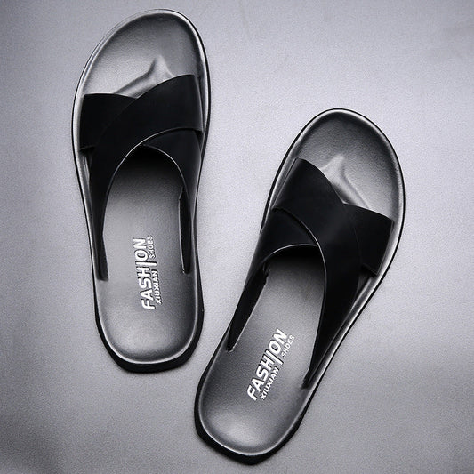 📢📢40% OFF !! ⏰ NEW MEN'S BEACH SANDALS IN GENUINE LEATHER™👞🌞