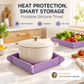 📢📢40% OFF !! ⏰Magnetic Silicone Trivet 🍳🧲 | Foldable Pot Mat & Small Kitchen Tray
