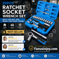📢📢40% OFF !! ⏰2026 Sale — Over 16,600 Sold!🔧29‑Pcs Ratchet Socket Wrench Kit 🛠️