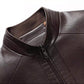 📢📢60%  OFF !! ⏰Men’s Warm Plush Lining Leather Jacket Coat
