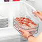 📢📢40% OFF !! ⏰3 Layer Reusable Food Storage Containers with Lid Clear Fridge Crisper
