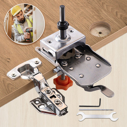📢📢40% OFF !! ⏰35mm Hinge Drill Locator with Clamp