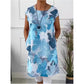 🔥50% OFF 👗Loose Knee-Length Dress with Butterfly Print