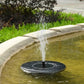 📢📢50 %  OFF⏰☀️Solar Fountain, Solar Powered Bird Bath Fountain Pump with 4 Nozzles 1.4W Solar Panel Kit Water Pump, Outdoor Watering Submersible Pump for Pond, Pool, Garden, Fish Tank🌊✨