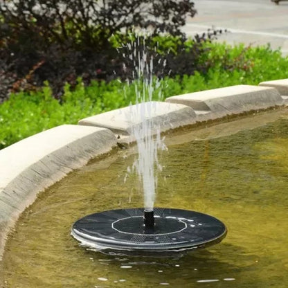 📢📢50 %  OFF⏰☀️Solar Fountain, Solar Powered Bird Bath Fountain Pump with 4 Nozzles 1.4W Solar Panel Kit Water Pump, Outdoor Watering Submersible Pump for Pond, Pool, Garden, Fish Tank🌊✨
