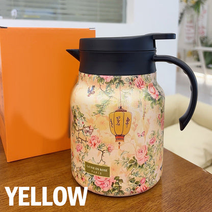 📢📢60%  OFF !! ⏰🍵1000ml Vacuum Insulated Teapot with Strainer