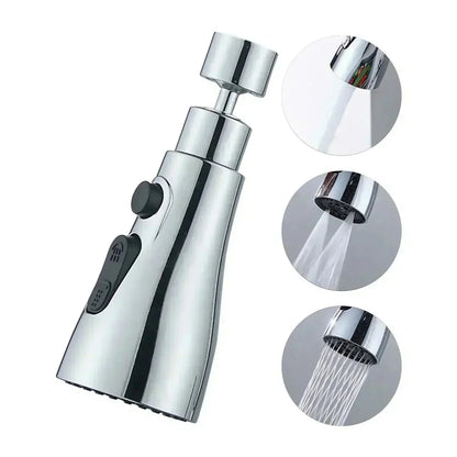 📢📢50%  OFF !! ⏰50K+ SOLD!🏠720° Rotatable 3 Function Kitchen Faucet Spray Head