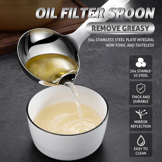 📢📢40% OFF !! ⏰ Oil Separator Ladle – Grease remover, strainer & kitchen essential ✨