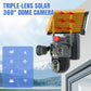💥Cámara domo solar de 360° con triple lente (¡Oferta especial 2025!)