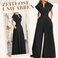 📢📢40% OFF !! ⏰Women's V-Neck Short Sleeve Wide-Leg Jumpsuit