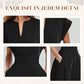 📢📢40% OFF !! ⏰Women's V-Neck Short Sleeve Wide-Leg Jumpsuit