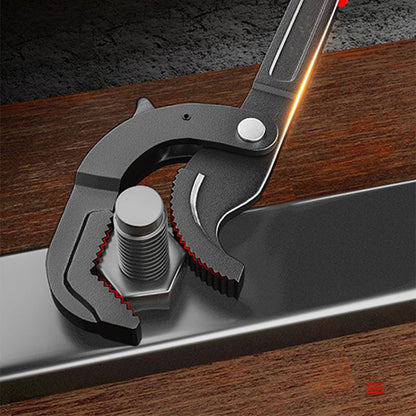 📢📢40% OFF !! ⏰ Self-Locking Wrench – Multifunctional Universal Tool for DIY & Plumbing ✨