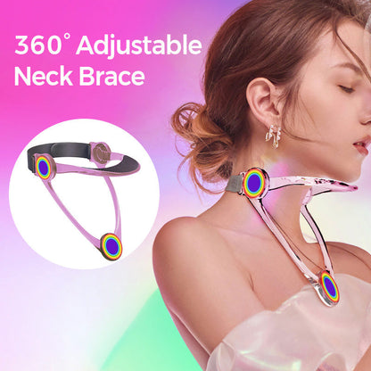 📢📢50% OFF !! ⏰🥳360° Adjustable Neck Brace – Relieves pain & tension, corrects forward head posture. Breathable foam, fits all. Office & travel ready! 🧠✨