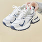 📢📢40% OFF !! ⏰ Thick-Soled Casual Sneakers – Lightweight, Breathable Mesh, Retro 🍂