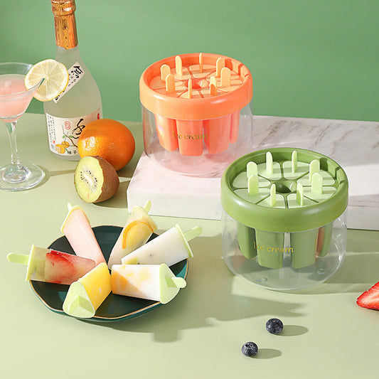 📢📢40% OFF !! ⏰8-cavity ice pop mold – healthy, sticks + box – homemade ice pops