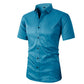 📢📢40% OFF !! ⏰Men's Short Sleeve Dress Shirt – Dressed up, not stressed. Soft stretch, no iron needed. Looks great with chinos or dress pants. Perfect for birthdays, anniversaries or Sunday best. ✨👔