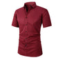📢📢40% OFF !! ⏰Men's Short Sleeve Dress Shirt – Dressed up, not stressed. Soft stretch, no iron needed. Looks great with chinos or dress pants. Perfect for birthdays, anniversaries or Sunday best. ✨👔