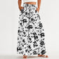 📢📢40% OFF !! ⏰Floral Print High-Waisted Wide Leg Pants