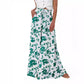 📢📢40% OFF !! ⏰Floral Print High-Waisted Wide Leg Pants