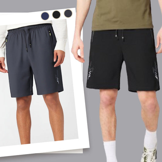 📢📢40% OFF !! ⏰ Cooling Airy Quick-Dry Athletic Shorts – Breathable Mesh, Elastic Waist & Perfect for Gym, Running or Hot Summer Days 🏃‍♂️