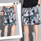 Men's Casual Color-Block Shorts