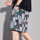 Men's Casual Color-Block Shorts