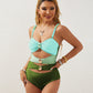 📢📢40% OFF !! ⏰ 2026 New Women's Cut Out Ruched Cami One-Piece Swimsuit🩱✨