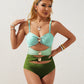 📢📢40% OFF !! ⏰ 2026 New Women's Cut Out Ruched Cami One-Piece Swimsuit🩱✨
