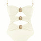 📢📢40% OFF !! ⏰ 2026 New Women's Cut Out Ruched Cami One-Piece Swimsuit🩱✨