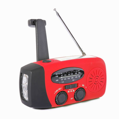 📢📢40% OFF !! ⏰ Portable Solar & Hand Crank Emergency Radio – LED Light & NOAA ✨