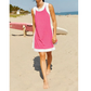 📢📢60%  OFF !! ⏰Women's Casual Color Block Sleeveless Tops Matching Shorts