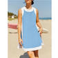 📢📢60%  OFF !! ⏰Women's Casual Color Block Sleeveless Tops Matching Shorts