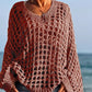 📢📢30% OFF !! ⏰Women’s Casual Solid Color Crochet Knit Top