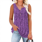 📢📢40% OFF !! ⏰Women's Printed Button Sleeveless Top