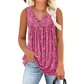 📢📢40% OFF !! ⏰Women's Printed Button Sleeveless Top