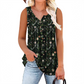📢📢40% OFF !! ⏰Women's Printed Button Sleeveless Top