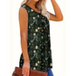 📢📢40% OFF !! ⏰Women's Printed Button Sleeveless Top