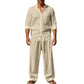 📢📢30% OFF !! ⏰Men's Casual Breathable Shirt and Pants Set