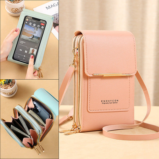 ✨️2026 SPECIAL OFFER - 60% OFF👜 📱Women's Touch Screen Messenger Bag – Smart Phone Charging, Anti-Theft & Water-Resistant