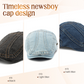 📢📢30% OFF !! ⏰ Unisex Denim Newsboy Cap – Timeless, Adjustable, Breathable 🍂
