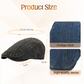 📢📢30% OFF !! ⏰ Unisex Denim Newsboy Cap – Timeless, Adjustable, Breathable 🍂