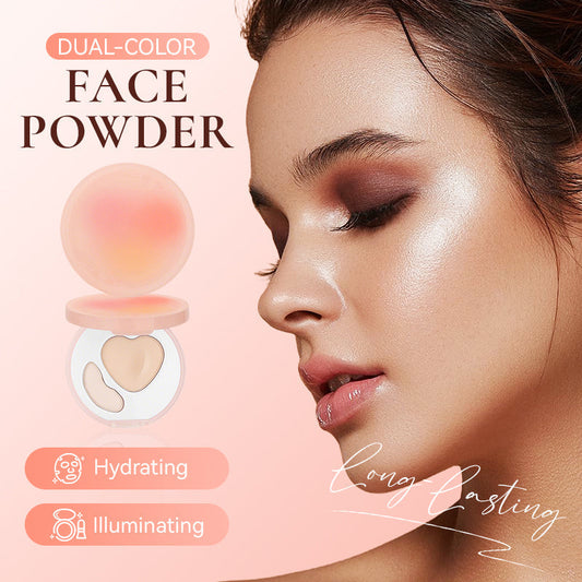 ⏰LIMITED TIME 50% OFF! ✨ Long-Lasting Dual-Color Face Powder – Flawless, Blendable & Perfect for Everyday Glam 💄🌟